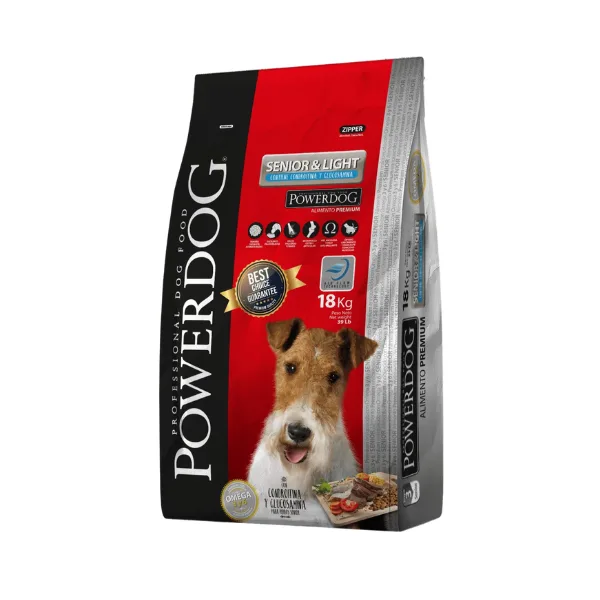 Powerdog Perro Senior Premium 18kg - RazasPet.cl | Tienda de mascotas