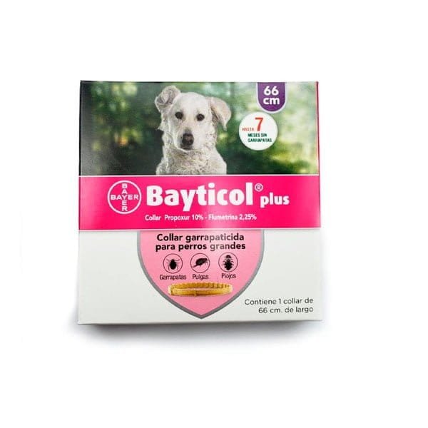 Collar Para Perro Bayticol Antipulgas y Garrapatas 66CM