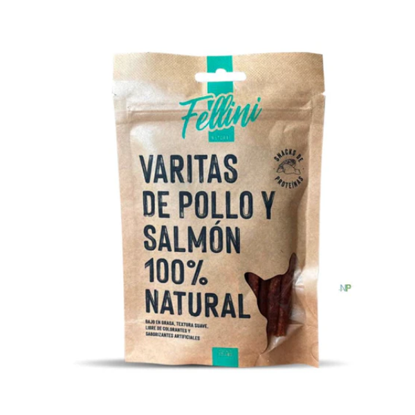Fellini Snack Varitas de Pollo y Salmon 50gr
