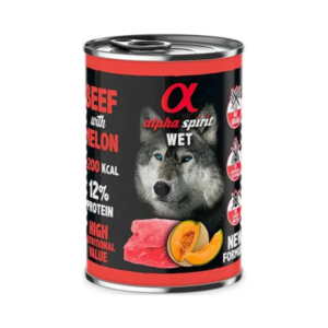 Alpha Spirit Perro Ternera Con Melon 400gr