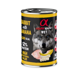 Alpha Spirit Perro Conejo y Platano 400gr